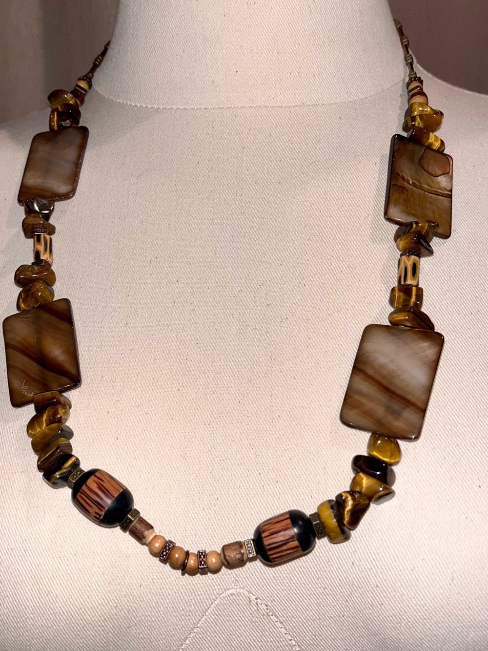 Vintage Tiger’s Eye Necklace